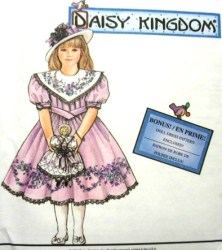 8867 9966 SIMPLICITY DK TIE SS COLLAR FLARE DRESS, DOLL PATTERN 2-4,5-6X